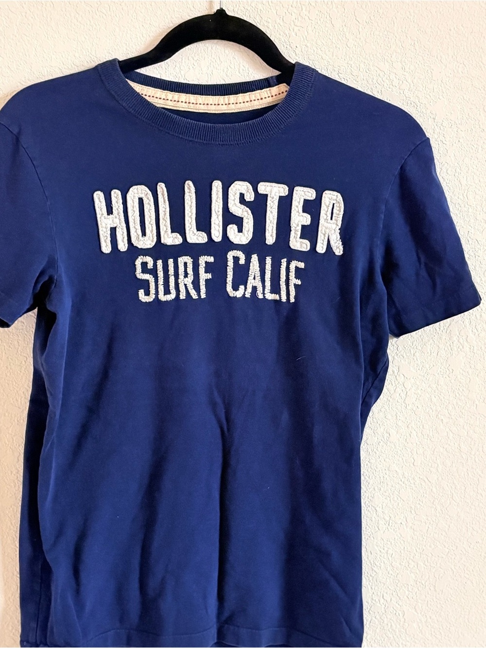 Navy Blue Hollister Surf California Extra Small Short Sleeve T-Shirt